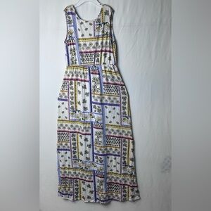 HeartandErrow Floral Girl’s Kids Casual Dress Sleeveless Maxi Side Lits 10